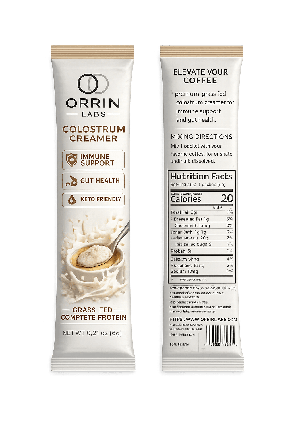Colostrum Creamer Packet