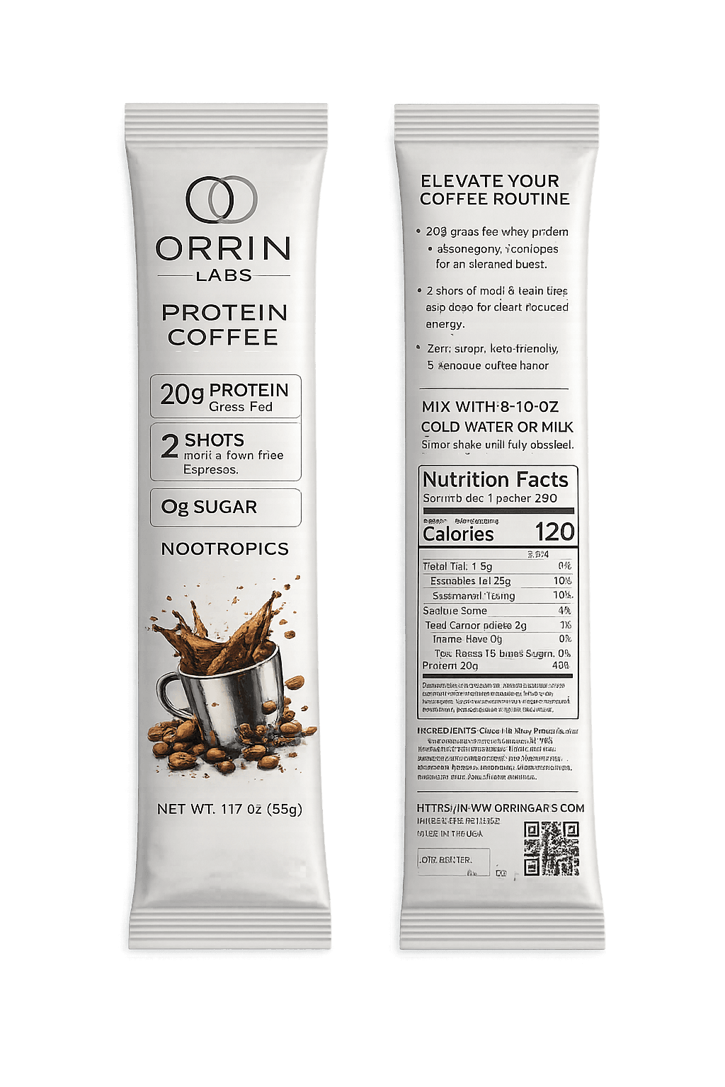 Protein Coffee Packet